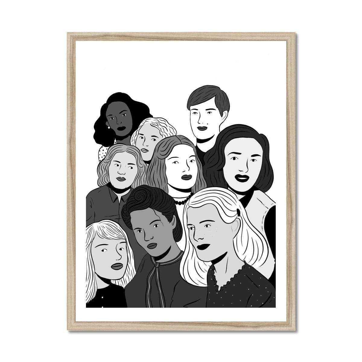 Prodigi Fine art 18"x24" / Natural Frame Cloé Bourguignon | Été 1968