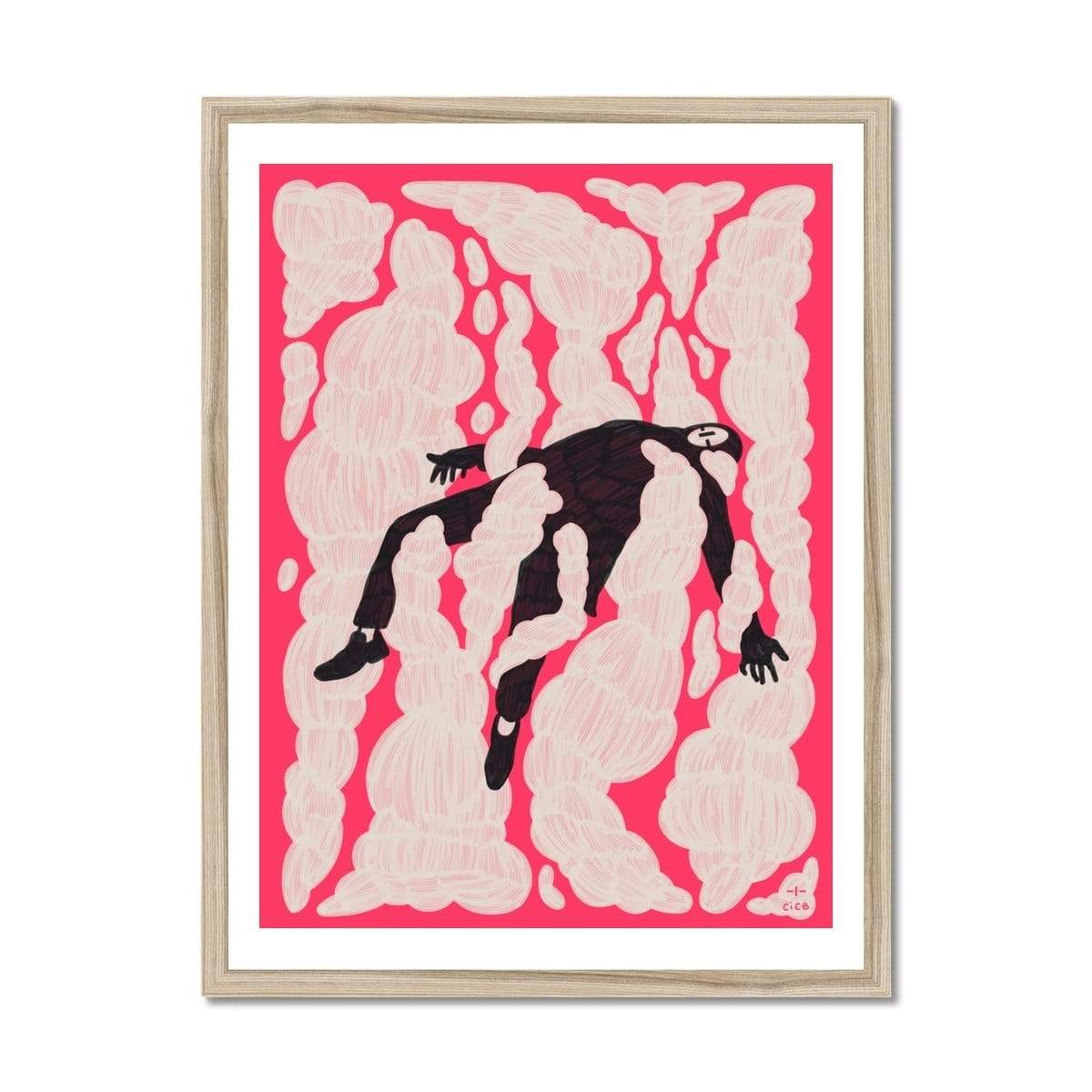 Prodigi Fine art 18"x24" / Natural Frame Cristian Iacob | New Mindset