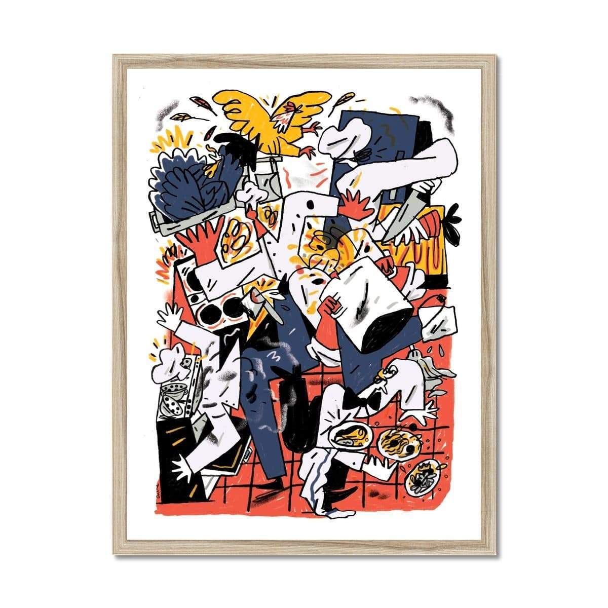 Prodigi Fine art 18"x24" / Natural Frame David J McMillan | Kitchen Nightmares