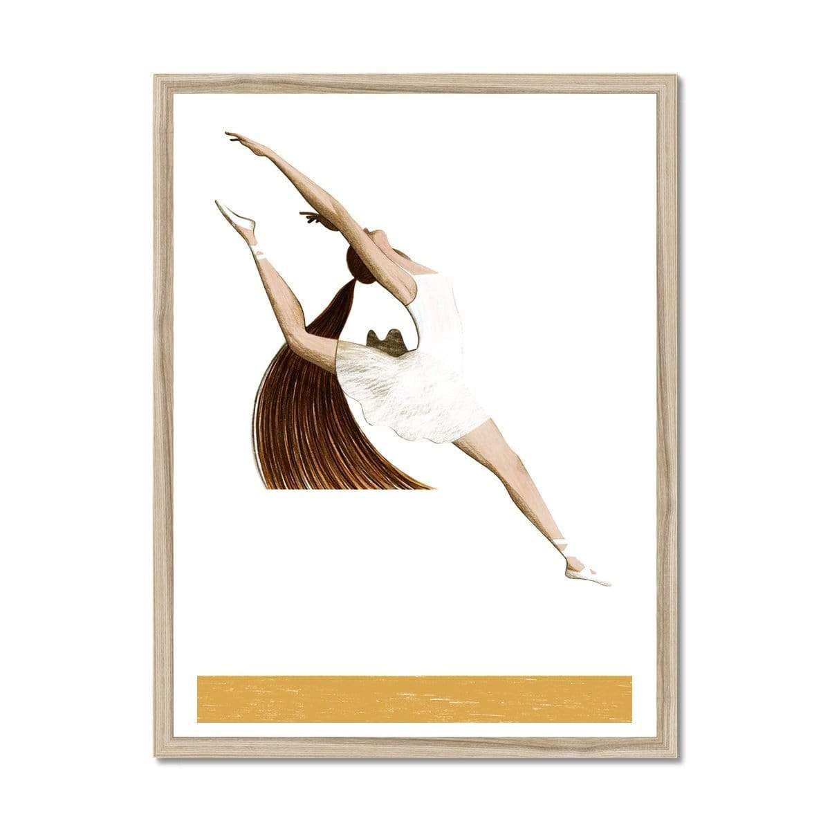 Prodigi Fine art 18"x24" / Natural Frame Eleni Kalorkoti | Three