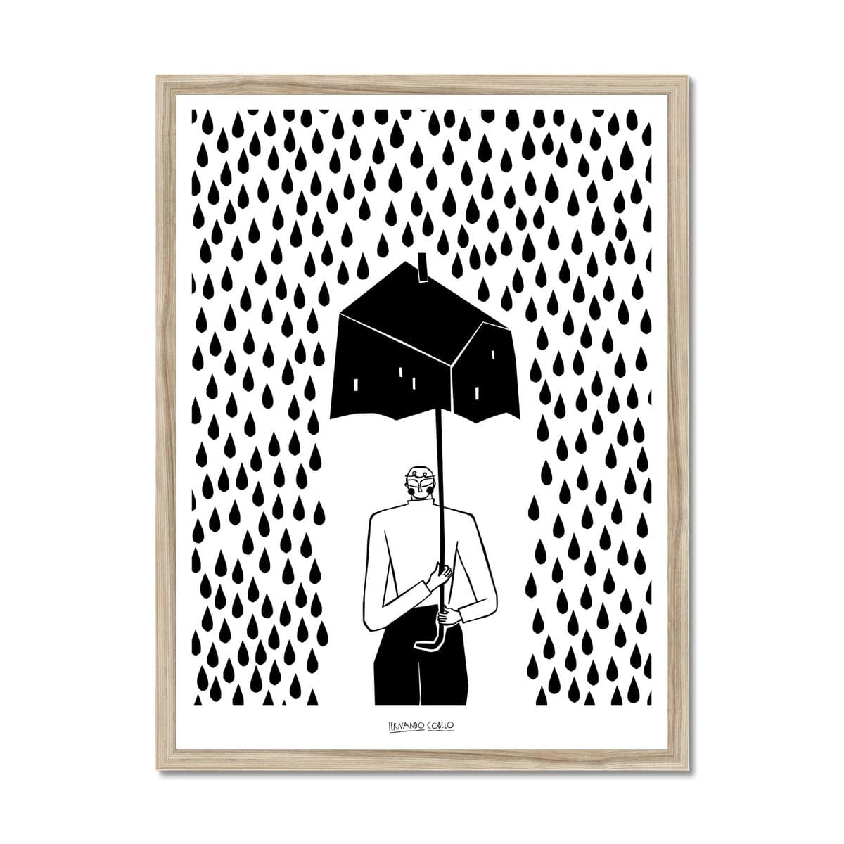 Prodigi Fine art 18"x24" / Natural Frame Fernando Cobelo | Shelter