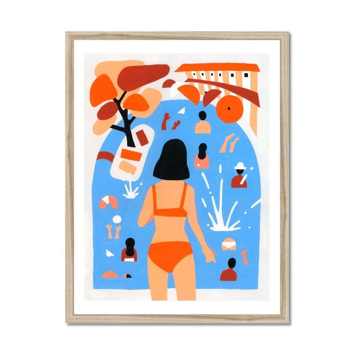 Prodigi Fine art 18"x24" / Natural Frame Francesco Ciccolella | Bad Vöslau Framed Print