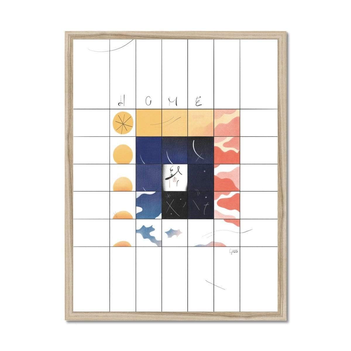 Prodigi Fine art 18"x24" / Natural Frame Gizem Vural | Home