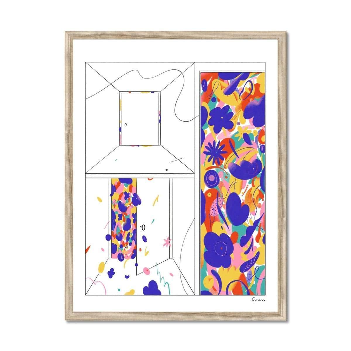 Prodigi Fine art 18"x24" / Natural Frame Gizem Vural  | Let it Go