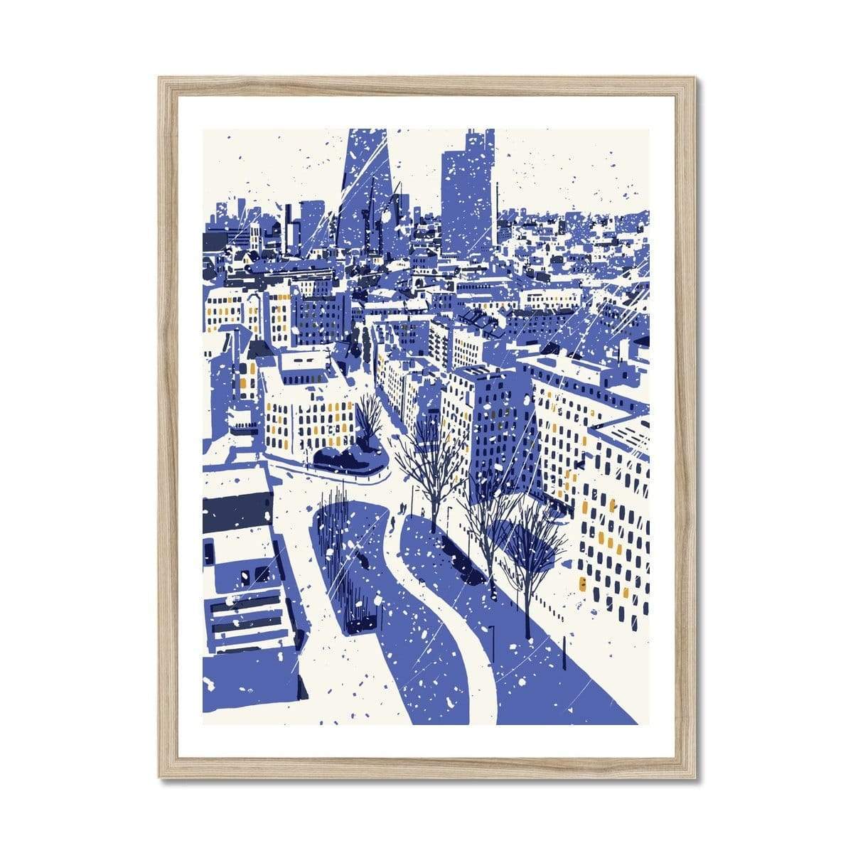 Prodigi Fine art 18"x24" / Natural Frame Harry Tennant | Snowy London