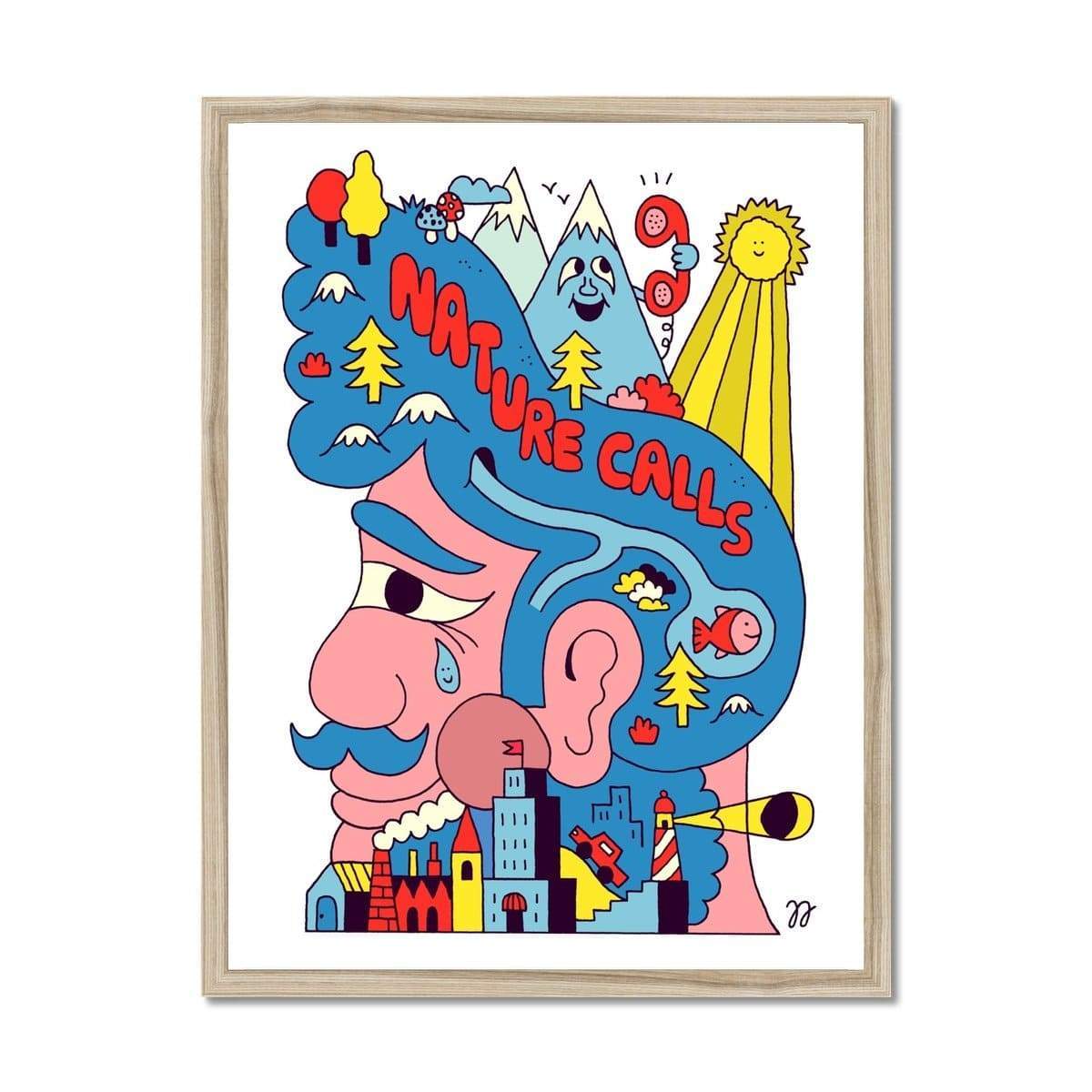 Prodigi Fine art 18"x24" / Natural Frame Jango Jim | Nature Calls