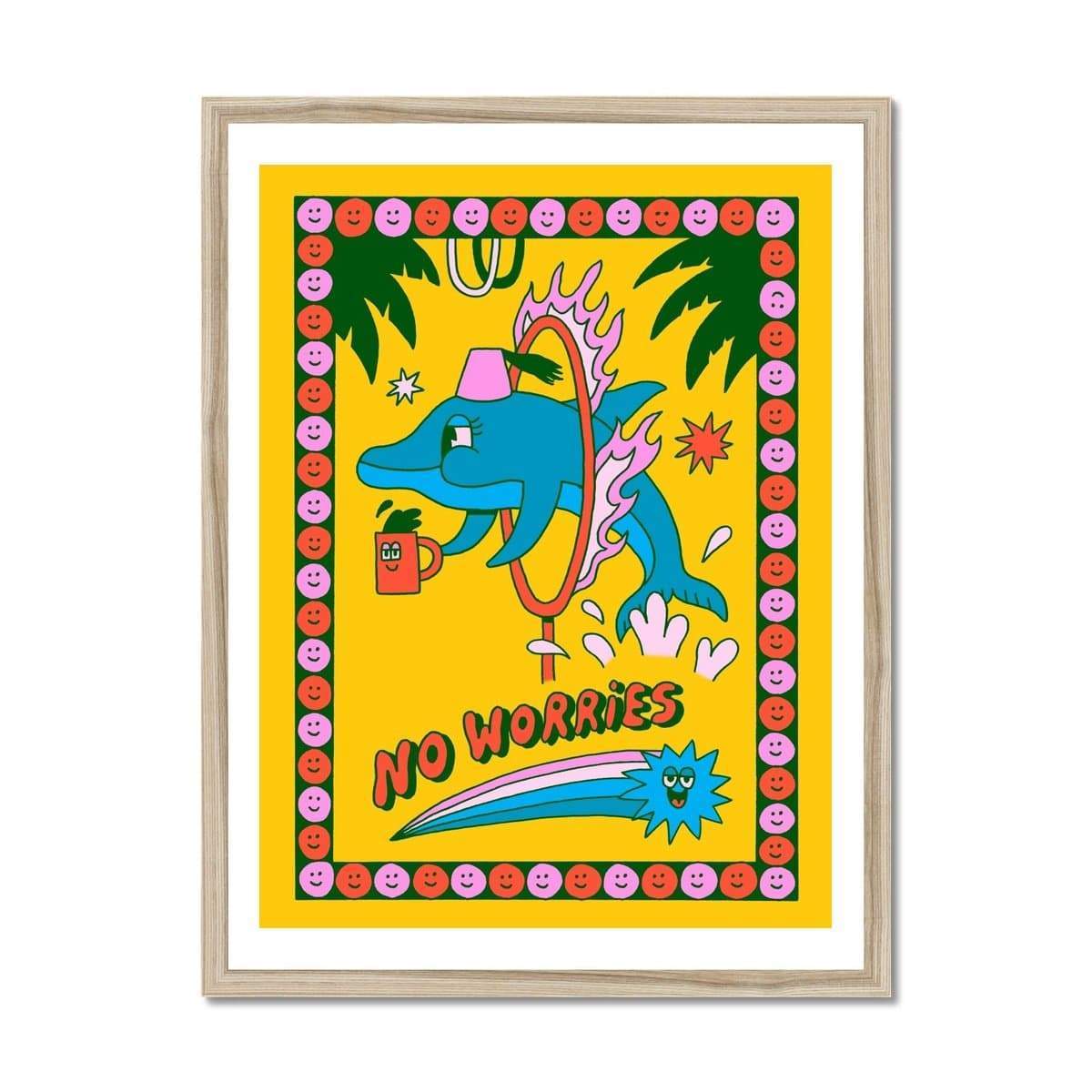 Prodigi Fine art 18"x24" / Natural Frame Jango Jim | No Worries