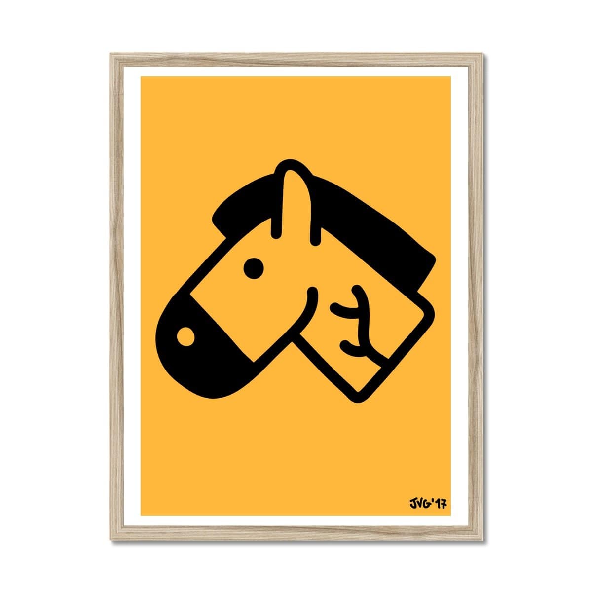 Prodigi Fine art 18"x24" / Natural Frame Jasper Van Gestel | Workhorse