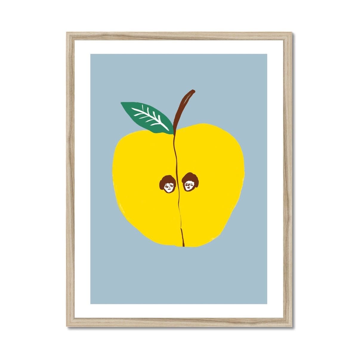 Prodigi Fine art 18"x24" / Natural Frame Ji Hyun Yu | Apple