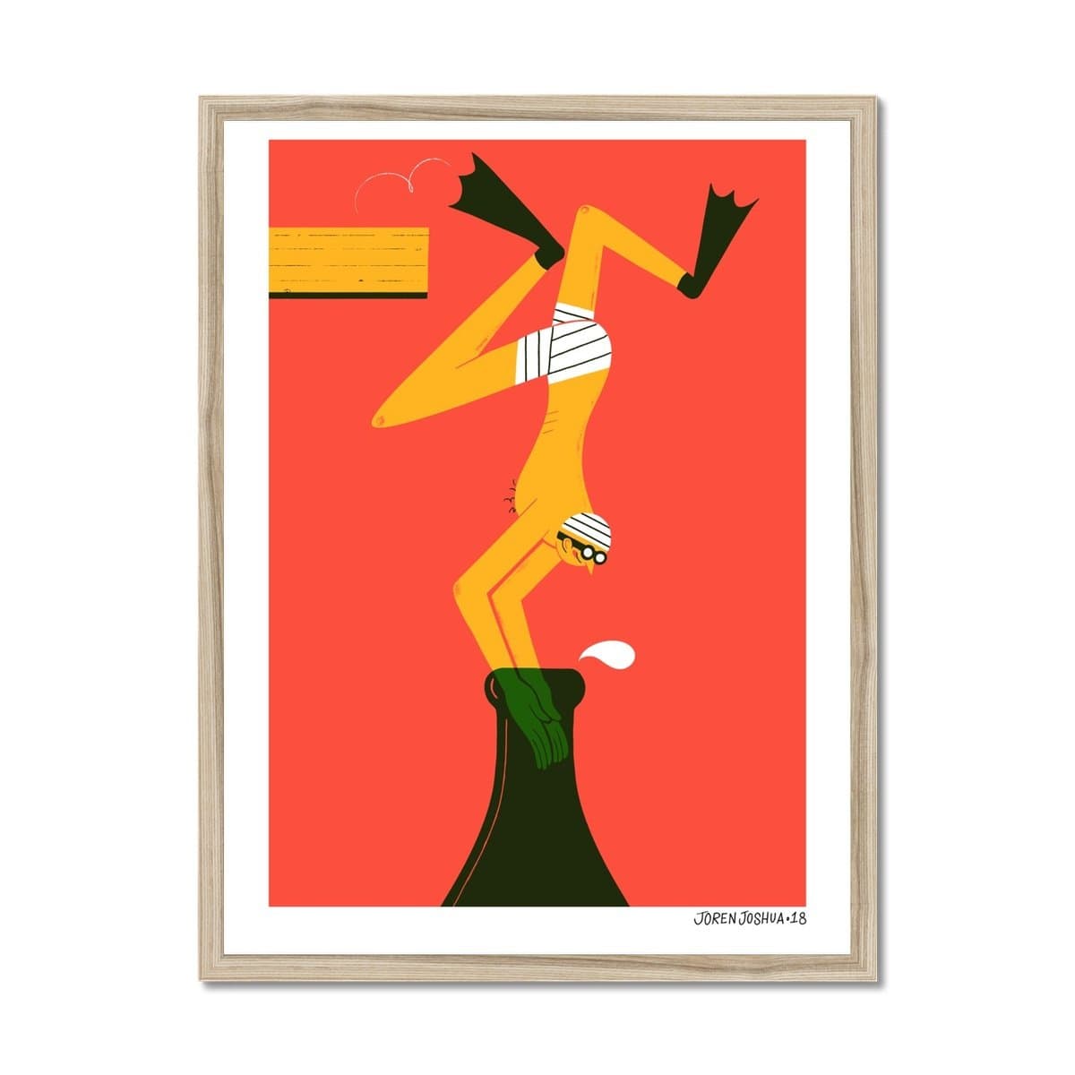 Prodigi Fine art 18"x24" / Natural Frame Joren Joshua | Mood #4