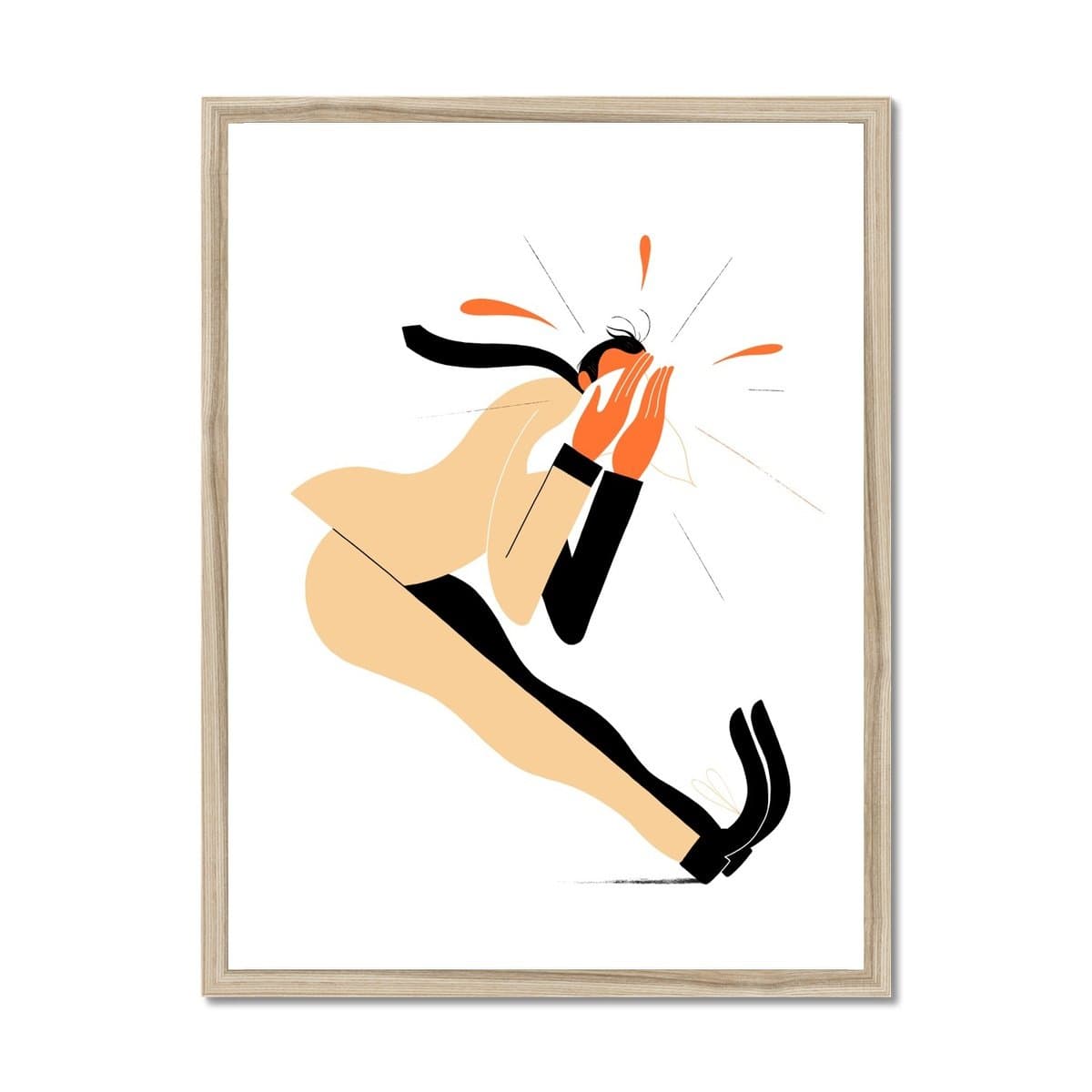 Prodigi Fine art 18"x24" / Natural Frame Joren Joshua | Sneezer