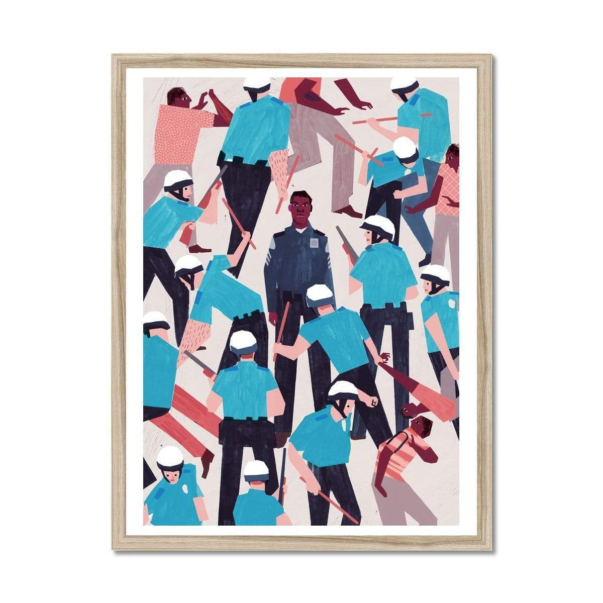 Prodigi Fine art 18"x24" / Natural Frame Keith Negley | Detroit