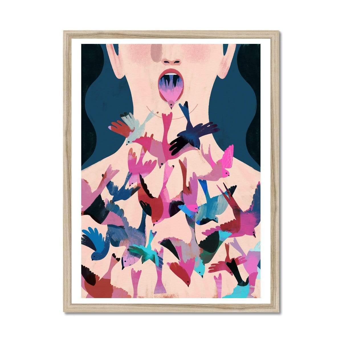 Prodigi Fine art 18"x24" / Natural Frame Keith Negley | Listen