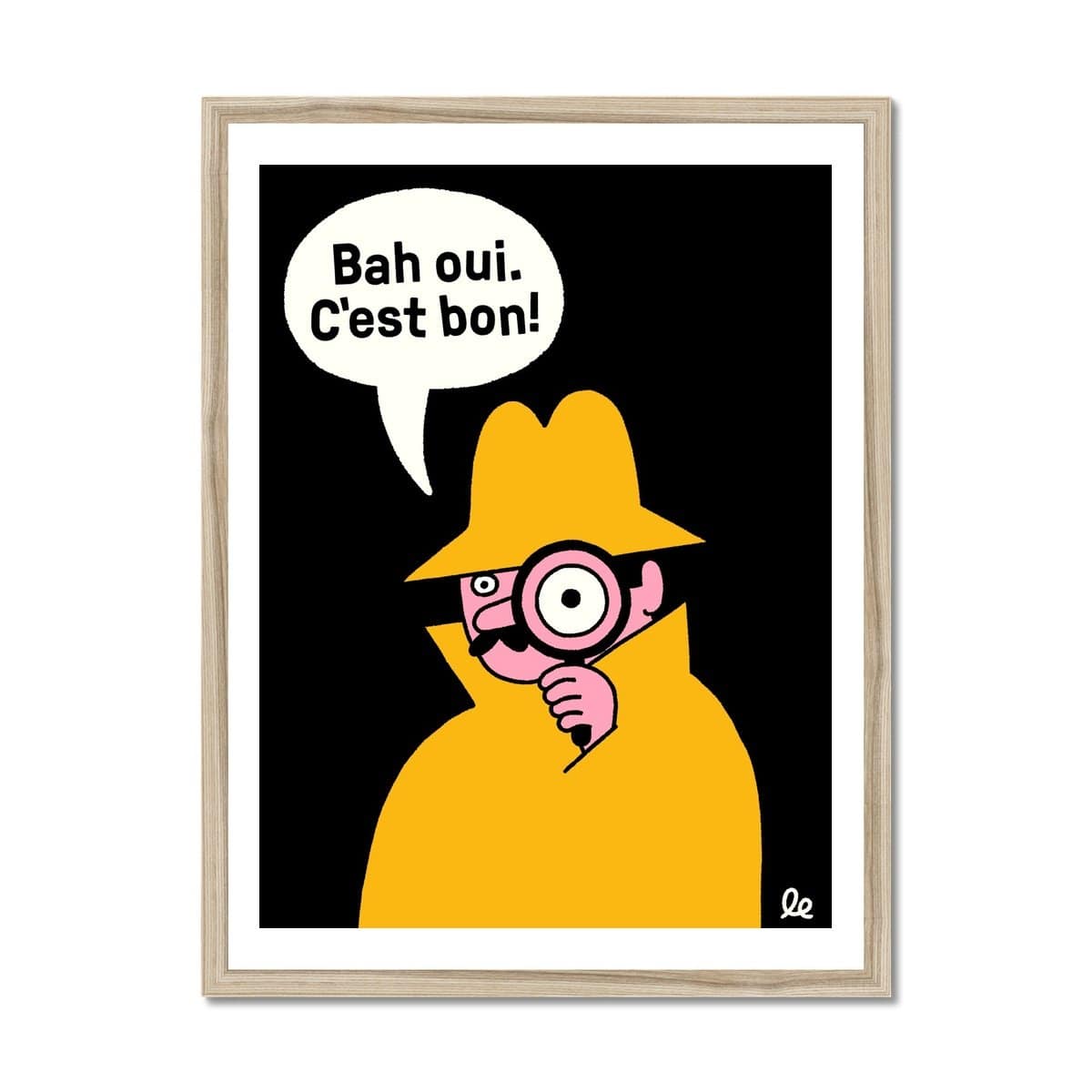 Prodigi Fine art 18"x24" / Natural Frame Leon Edler | Untitled