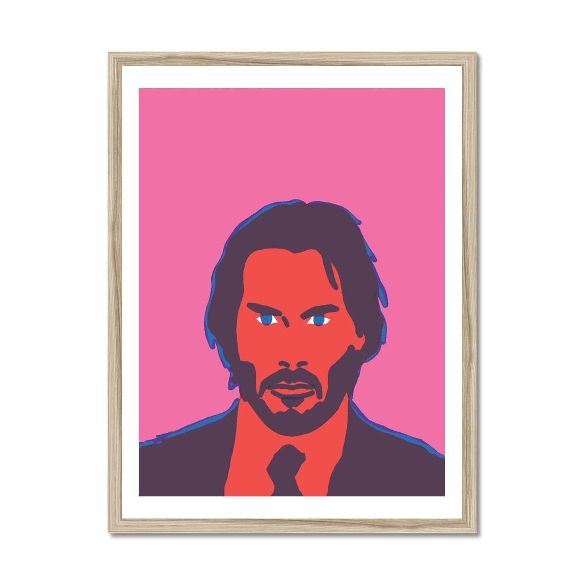 Prodigi Fine art 18"x24" / Natural Frame Lorenzo Gritti | Keanu