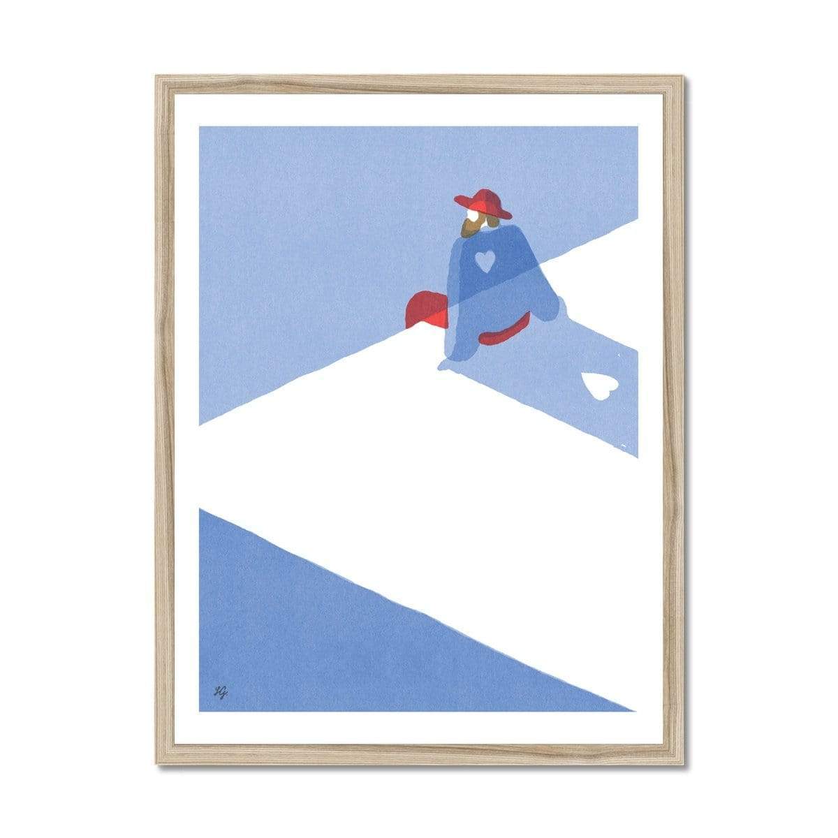 Prodigi Fine art 18"x24" / Natural Frame Lorenzo Gritti | My Loneliness