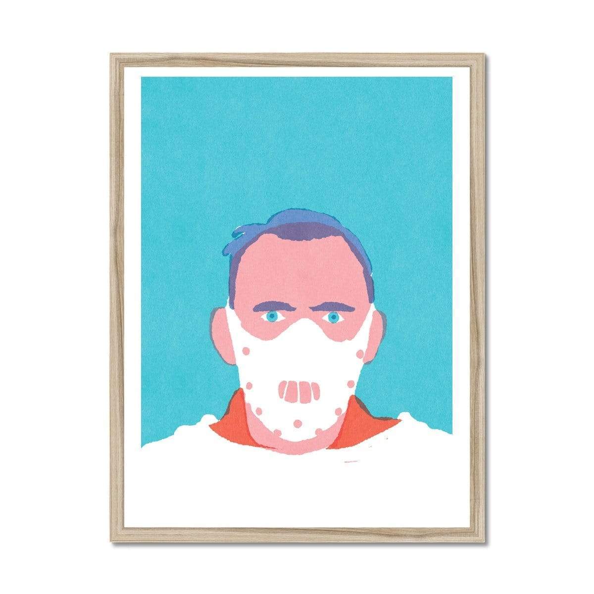 Prodigi Fine art 18"x24" / Natural Frame Lorenzo Gritti | Silence of the Lambs