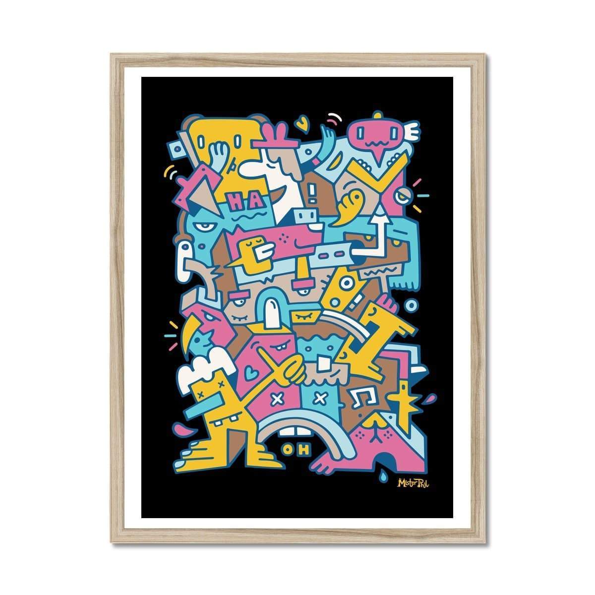 Prodigi Fine art 18"x24" / Natural Frame Mister Phil | Ha-Oh