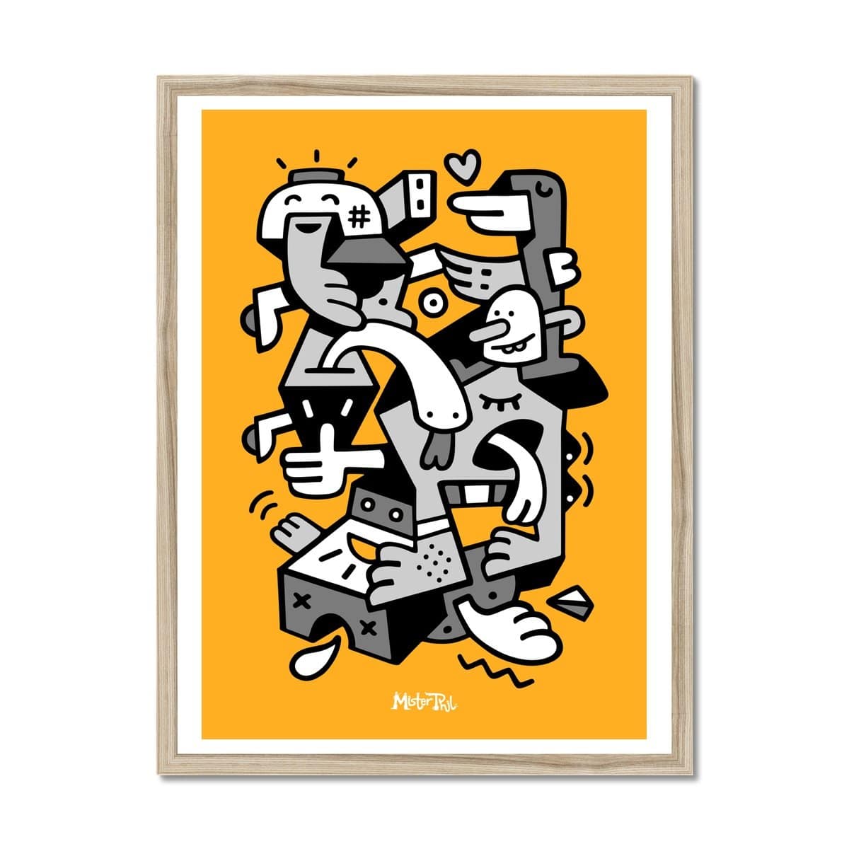 Prodigi Fine art 18"x24" / Natural Frame Mister Phil | Regal Flump