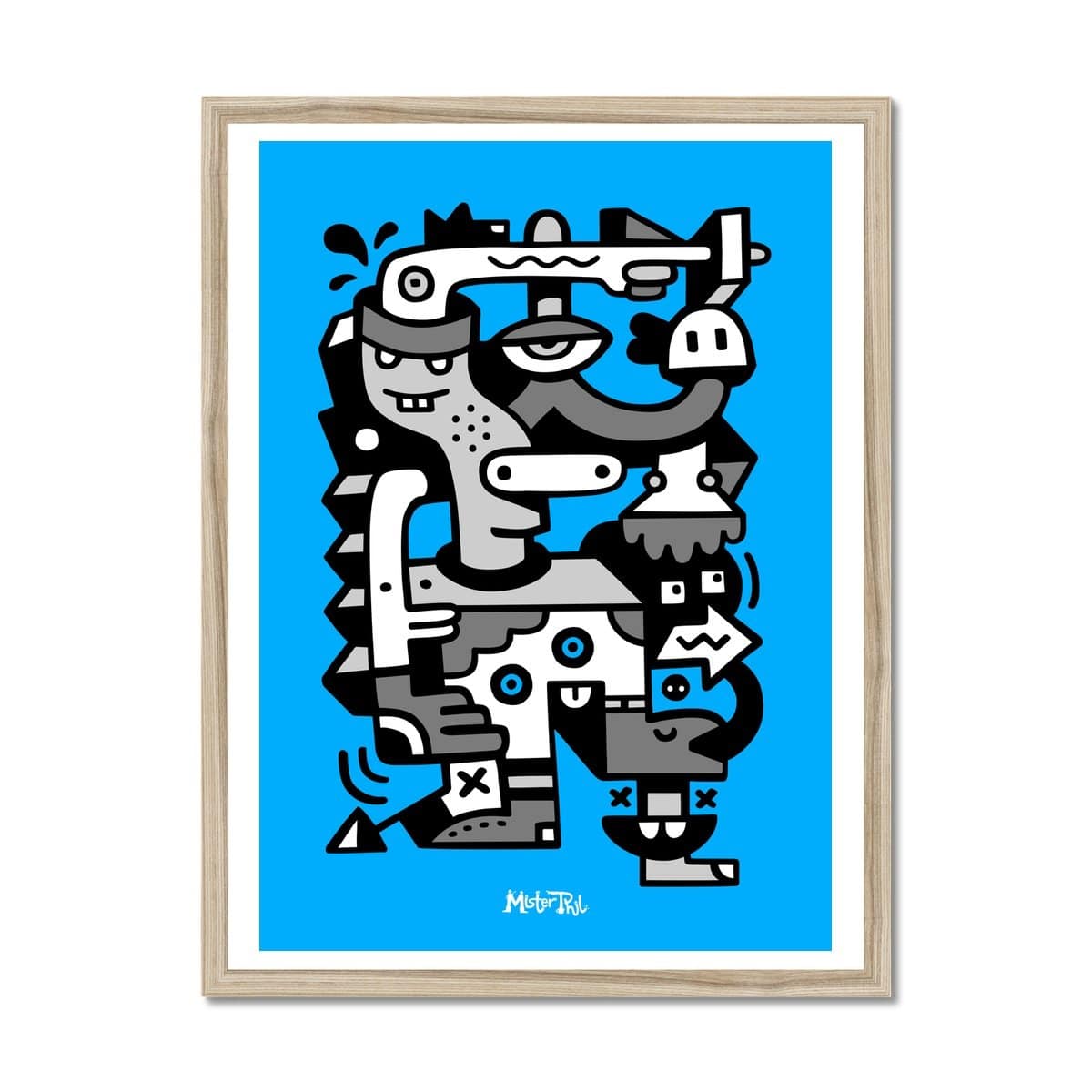 Prodigi Fine art 18"x24" / Natural Frame Mister Phil | Relative Fiasco