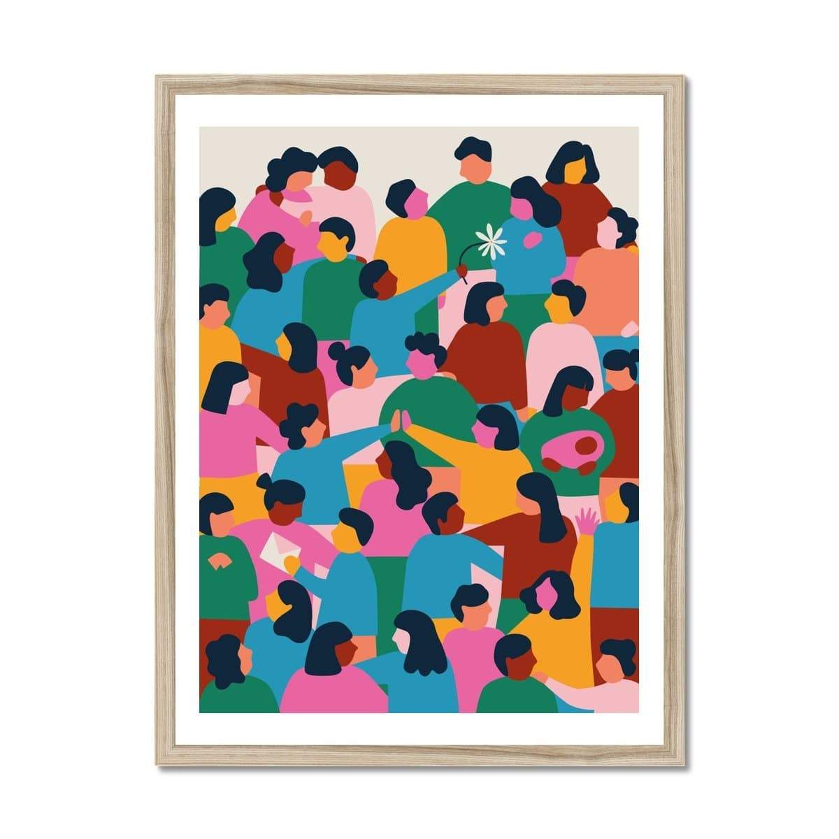 Prodigi Fine art 18"x24" / Natural Frame Myriam Van Neste | Bright Days