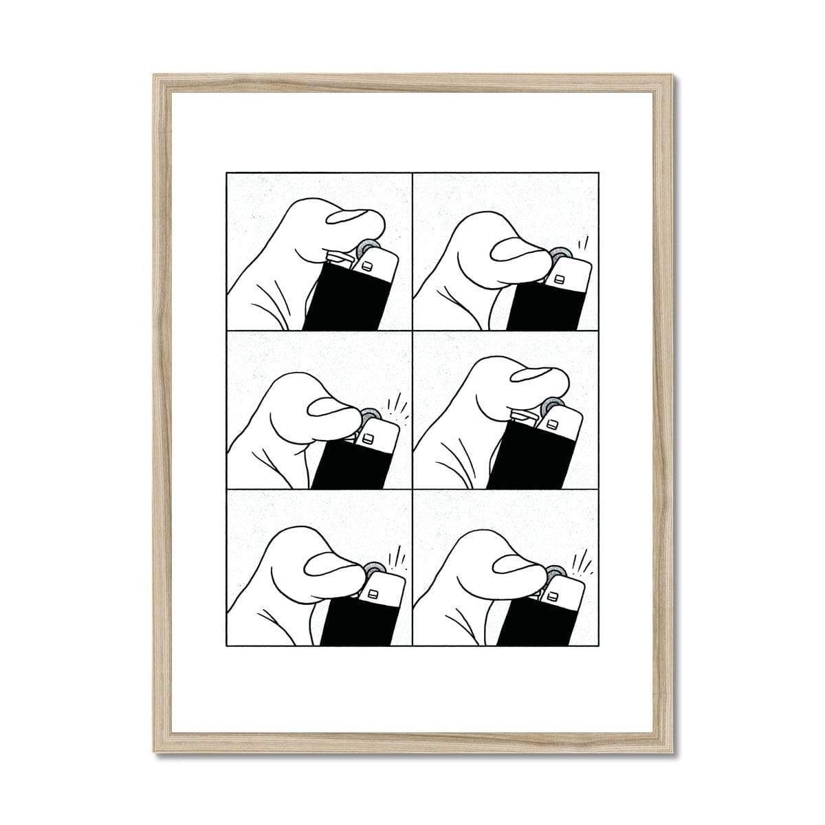 Prodigi Fine art 18"x24" / Natural Frame Nadine Redlich | Lighter