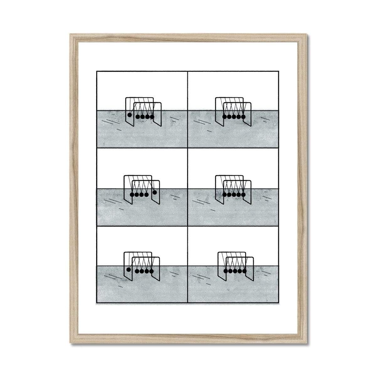 Prodigi Fine art 18"x24" / Natural Frame Nadine Redlich | Newton's Cradle