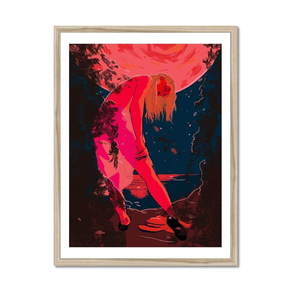 Prodigi Fine art 18"x24" / Natural Frame Nicole Rifkin | Skinny Dip