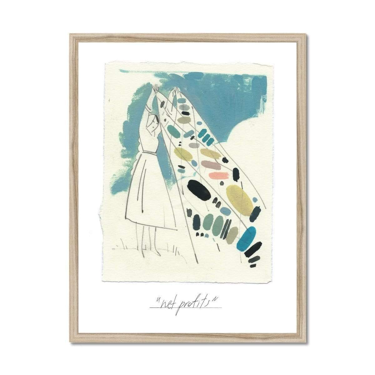 Prodigi Fine art 18"x24" / Natural Frame Roman Muradov | Net Profits