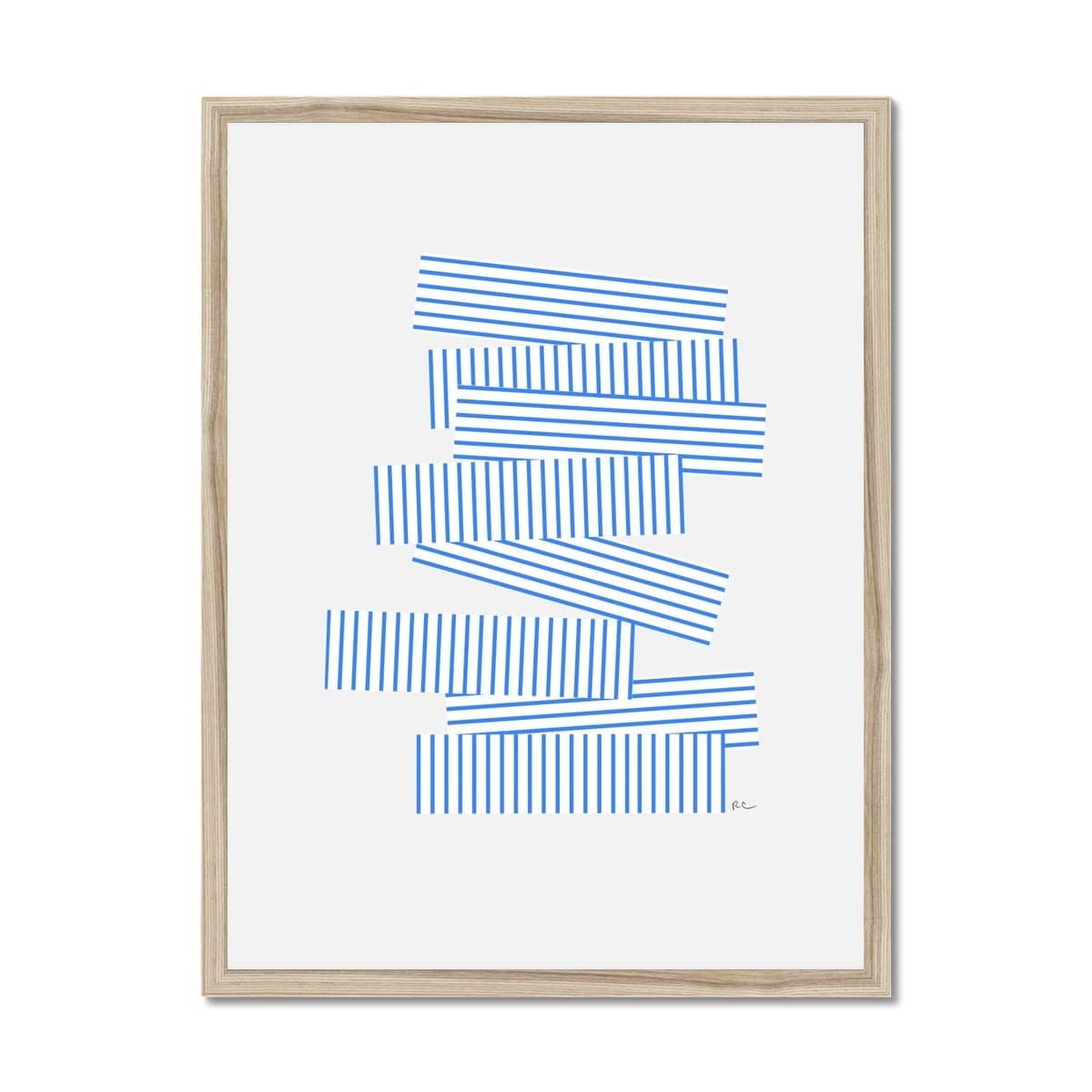 Prodigi Fine art 18"x24" / Natural Frame Ryan Carl | Stack of Stripes