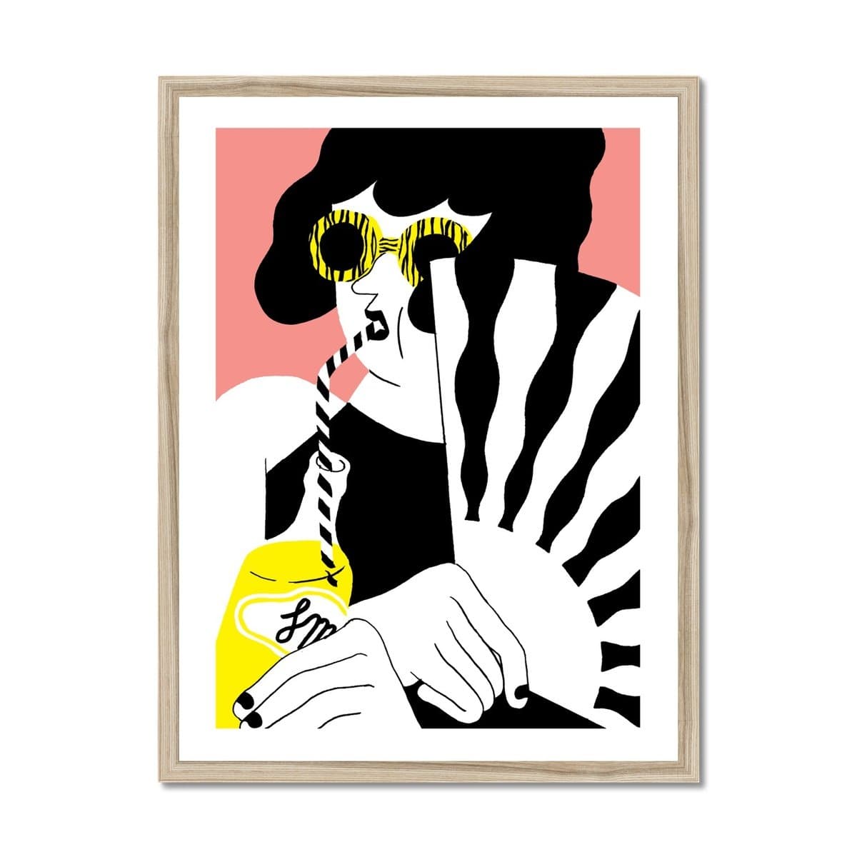 Prodigi Fine art 18"x24" / Natural Frame Sarah Mazzetti | Lemonade