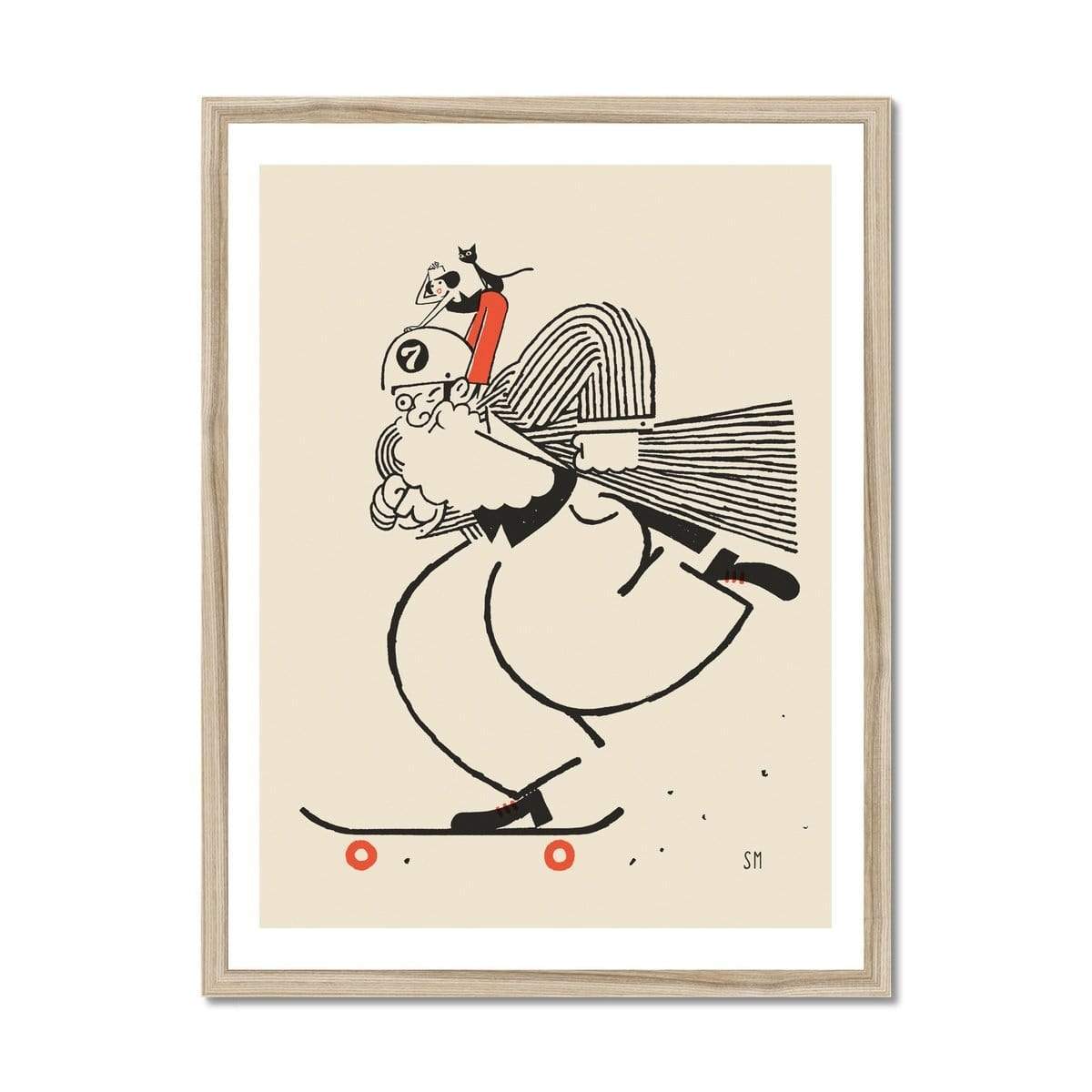 Prodigi Fine art 18"x24" / Natural Frame Simone Massoni | Lock Free