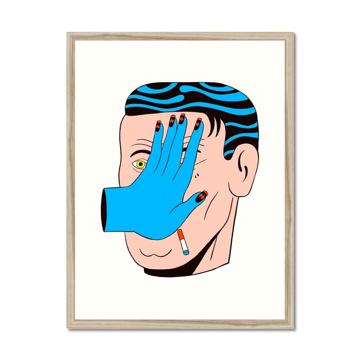 Prodigi Fine art 18"x24" / Natural Frame Stephen Maurice Graham | Beep Beep