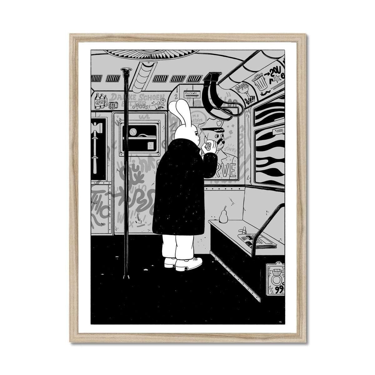 Prodigi Fine art 18"x24" / Natural Frame Stephen Maurice Graham | Urban Anxiety