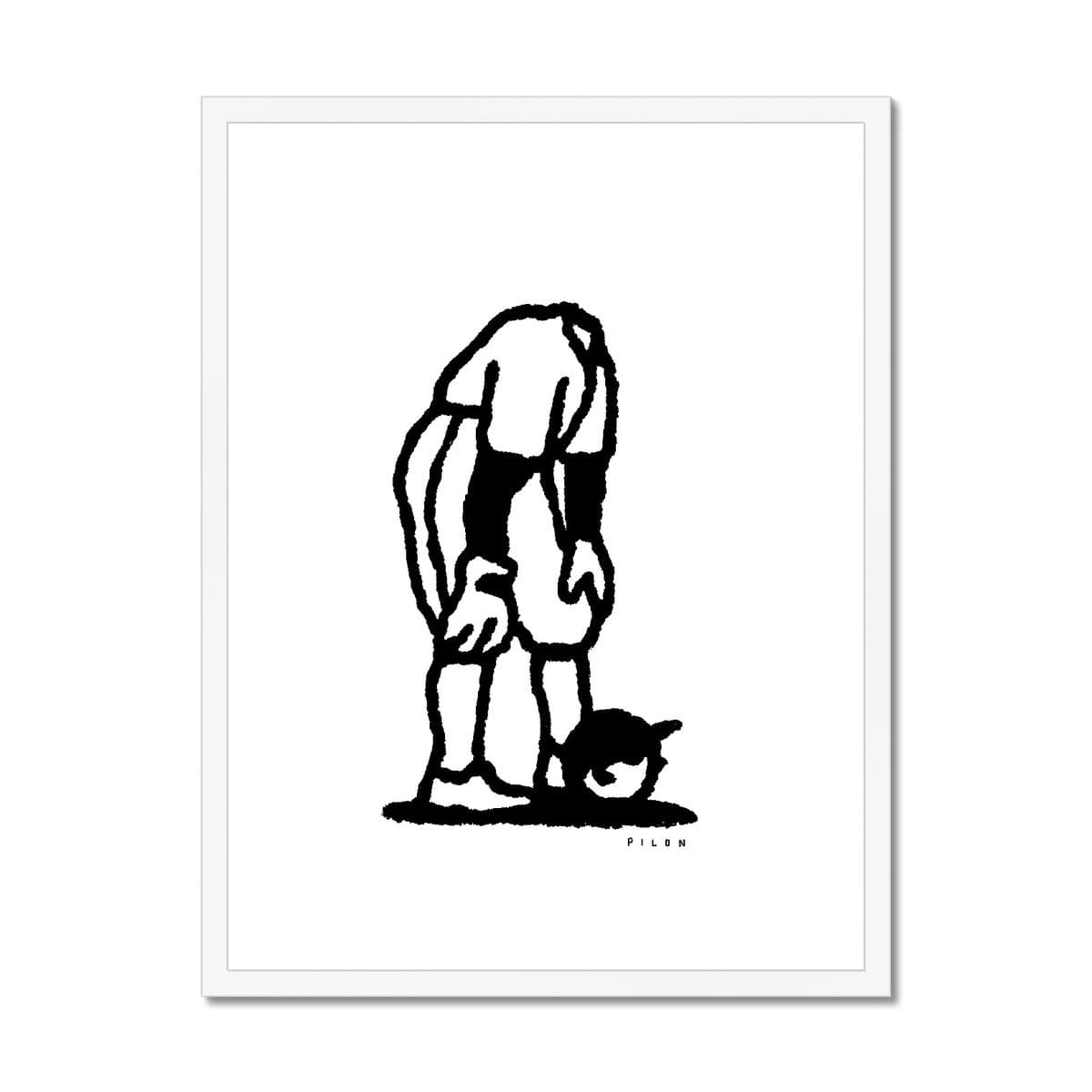 Prodigi Fine art 18"x24" / White Frame Alain Pilon | Baseball Two