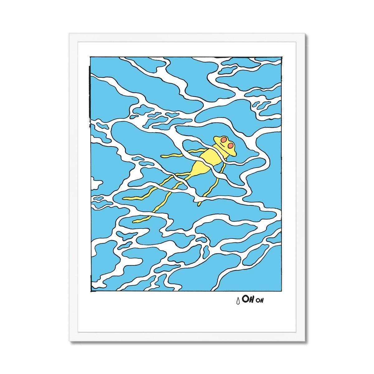 Prodigi Fine art 18"x24" / White Frame Anna Haifisch | Pool