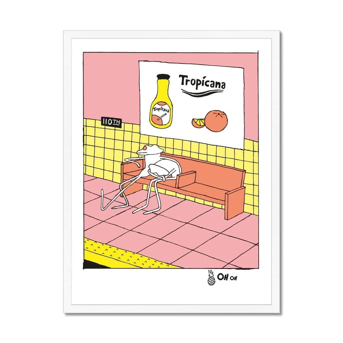 Prodigi Fine art 18"x24" / White Frame Anna Haifisch | Subway