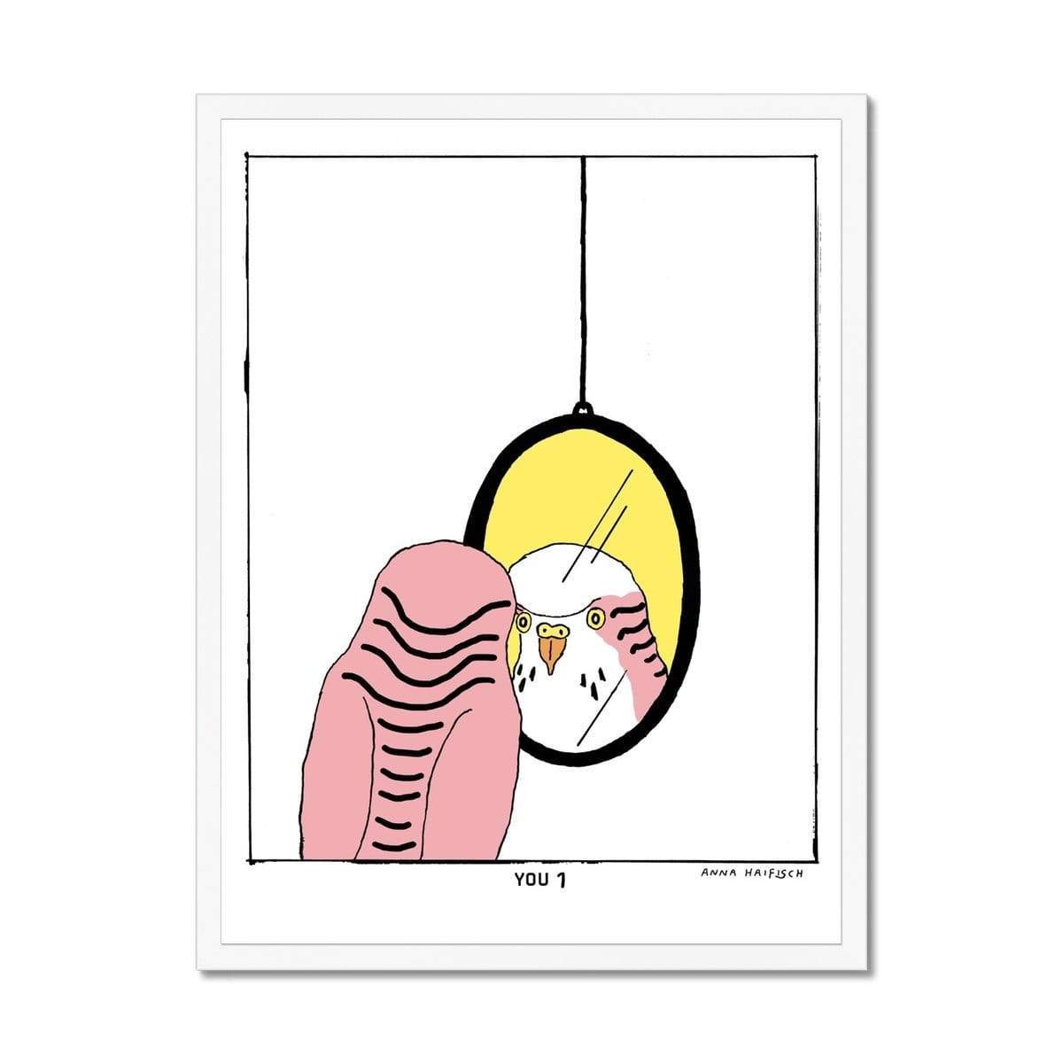 Prodigi Fine art 18"x24" / White Frame Anna Haifisch | You 1