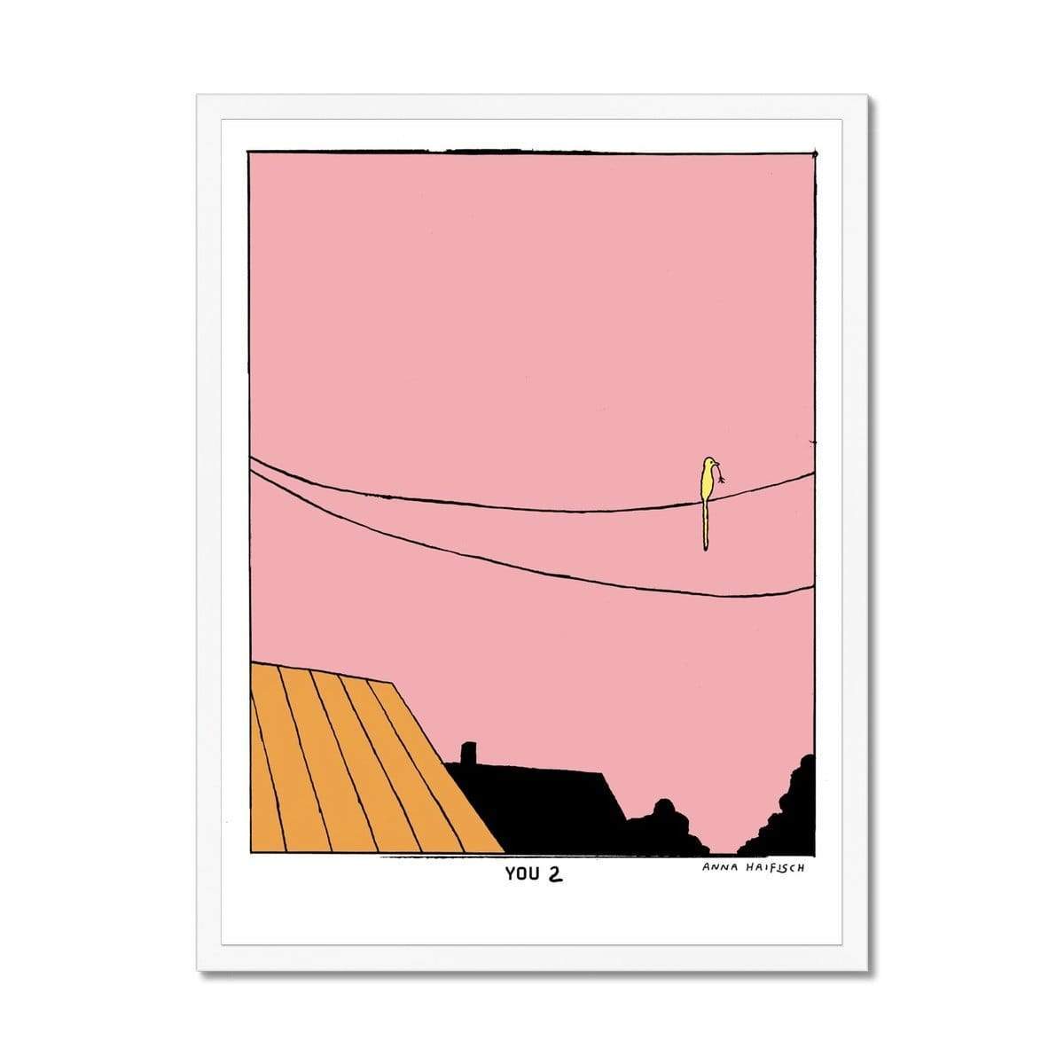 Prodigi Fine art 18"x24" / White Frame Anna Haifisch | You 2