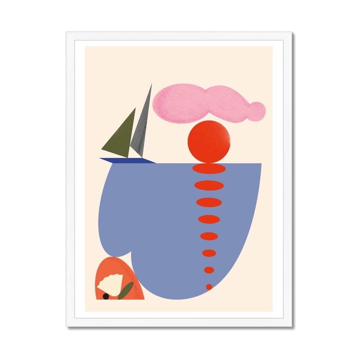 Prodigi Fine art 18"x24" / White Frame Bratislav Milenković | Summer II