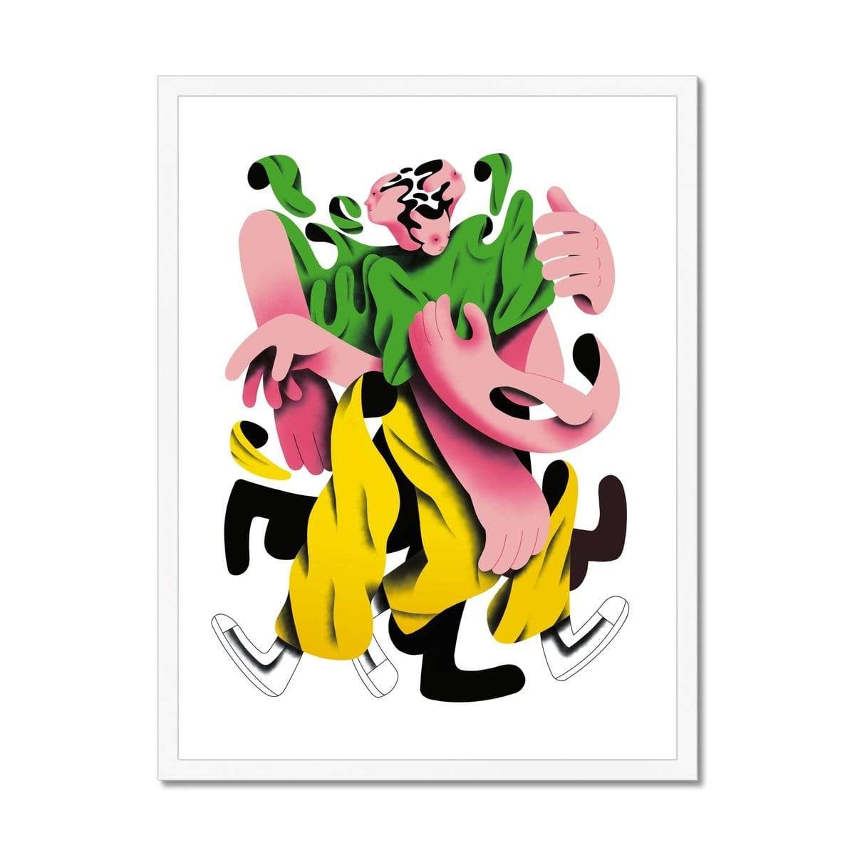 Prodigi Fine art 18"x24" / White Frame Cathal Duane | Distracted Framed Print