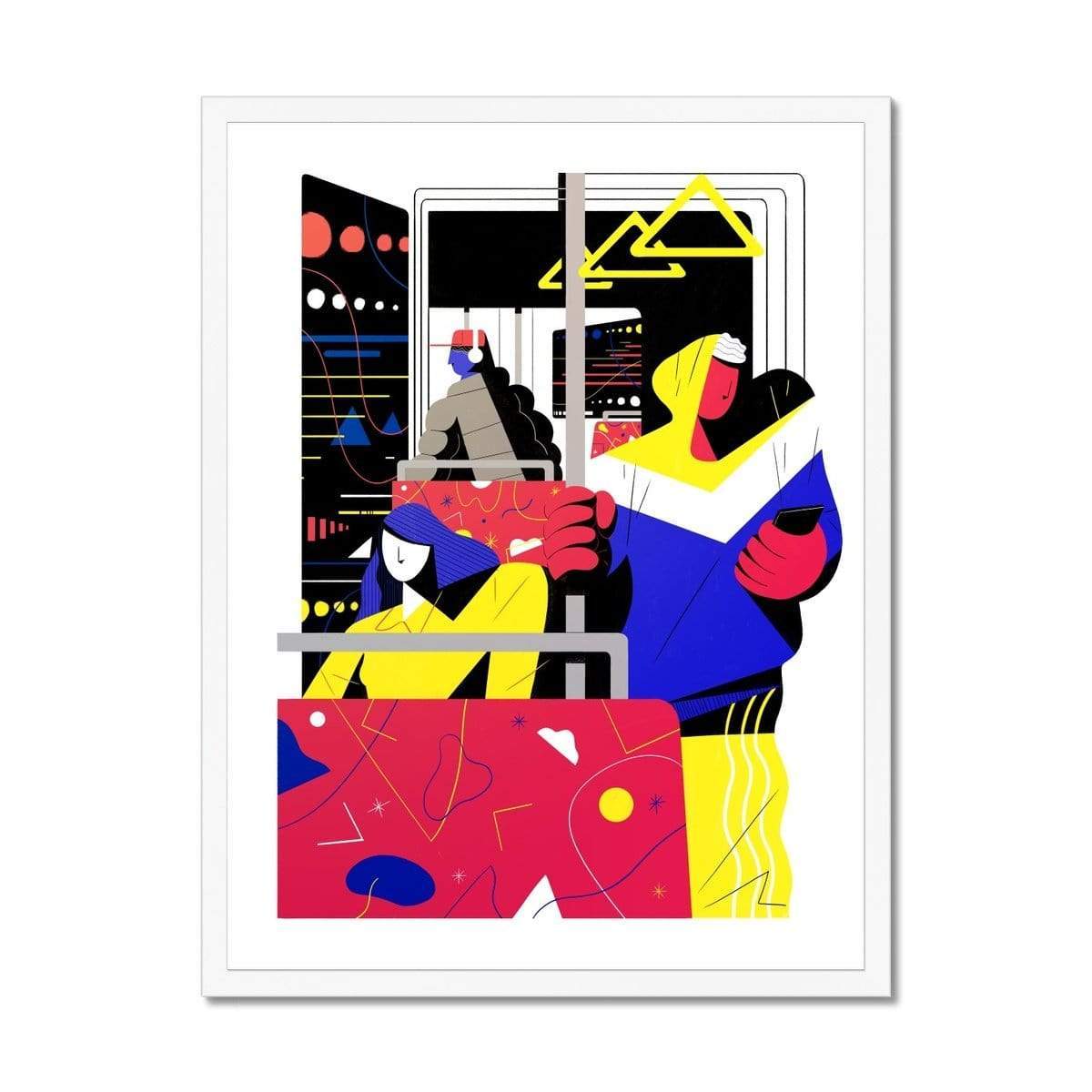 Prodigi Fine art 18"x24" / White Frame Cathal Duane | Regular Journey of Some Distance