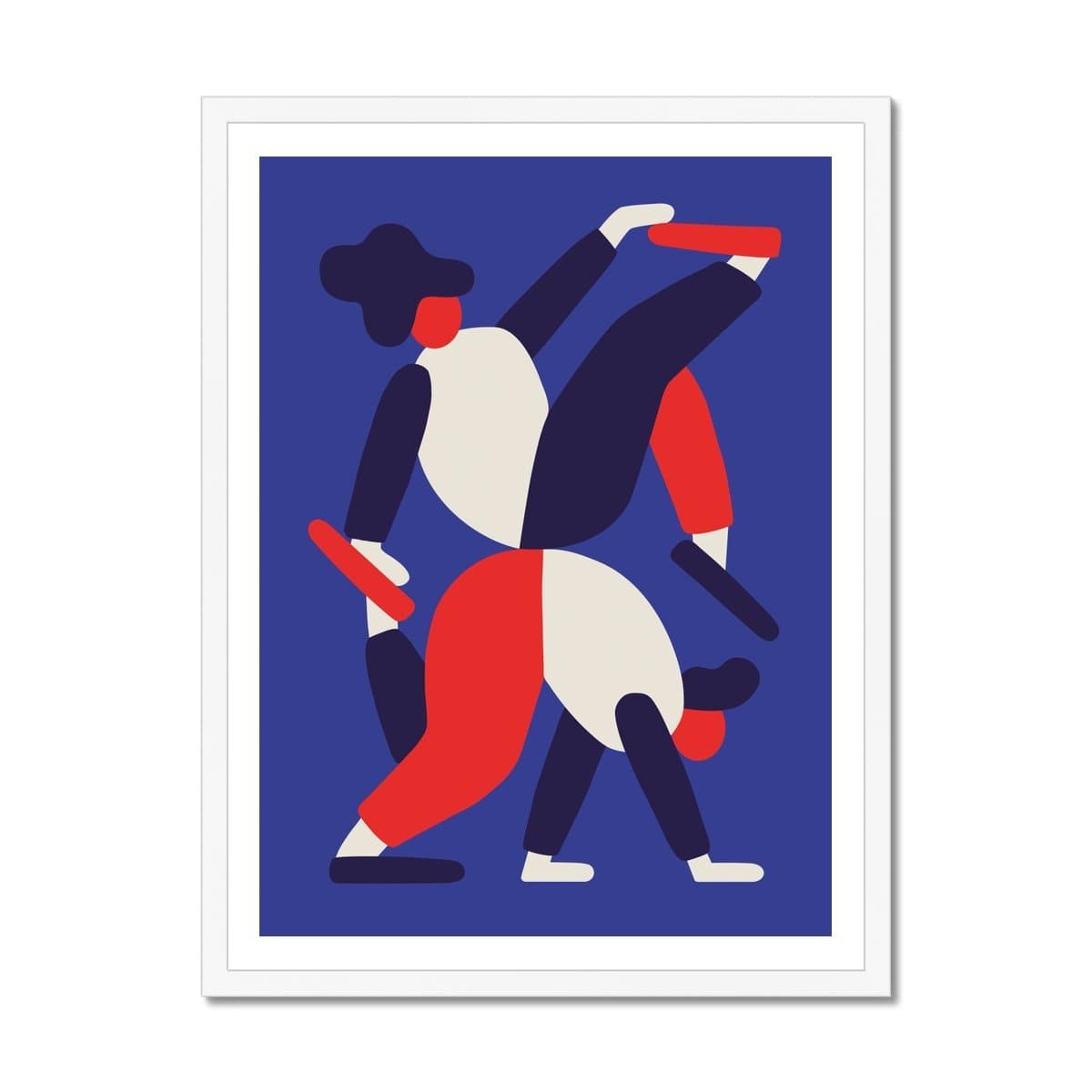 Prodigi Fine art 18"x24" / White Frame Cecile Gariepy | Acrobats