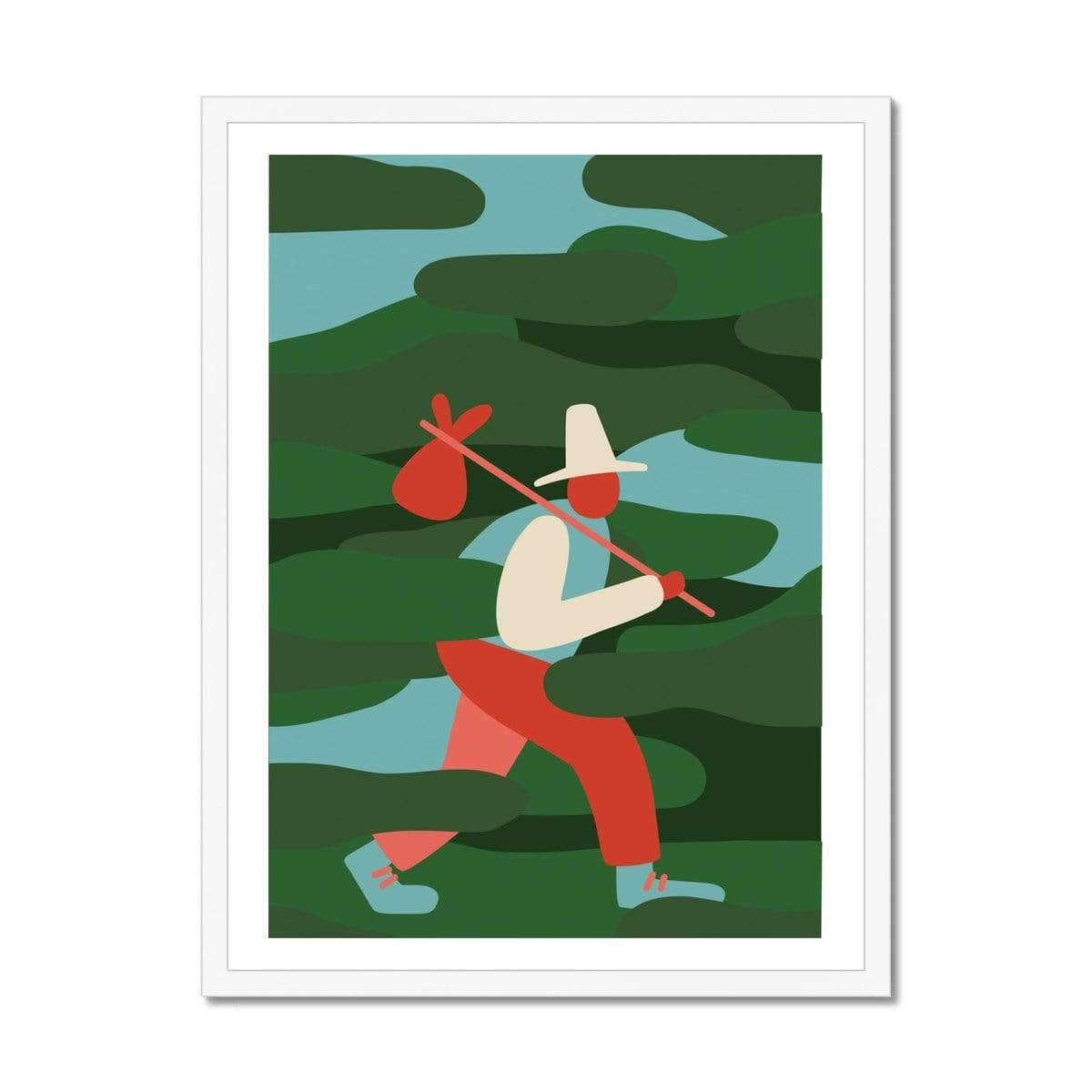 Prodigi Fine art 18"x24" / White Frame Cecile Gariepy | Goodbye