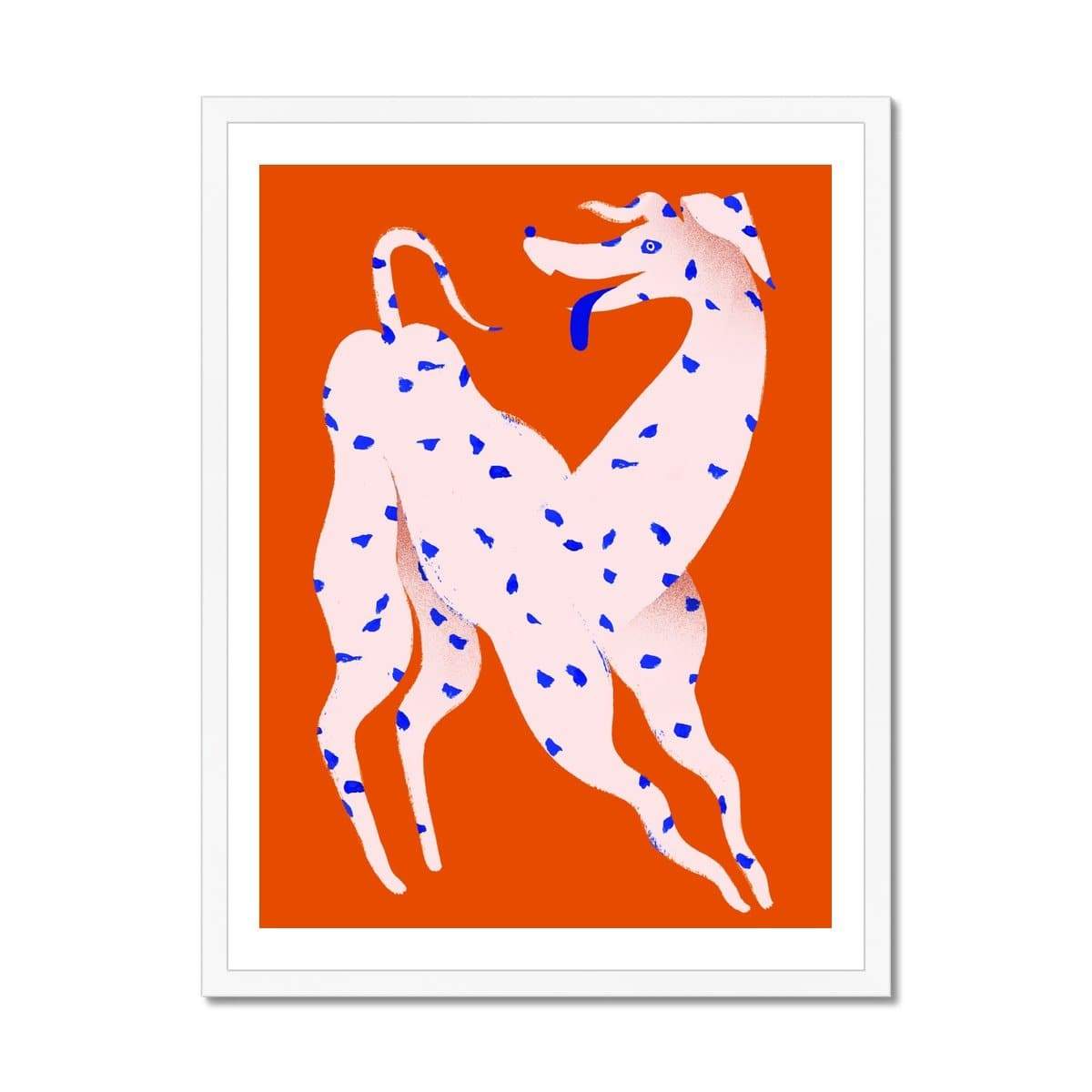 Prodigi Fine art 18"x24" / White Frame Charlotte Dumortier | Dog