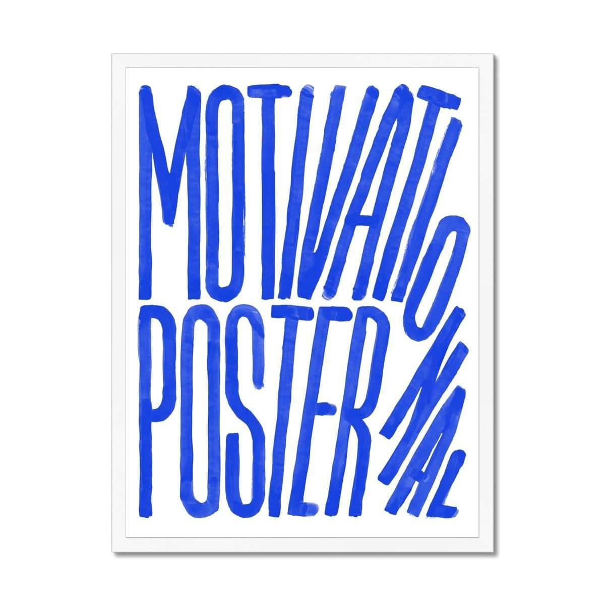 Prodigi Fine art 18"x24" / White Frame Chris Clarke | Motivational Poster