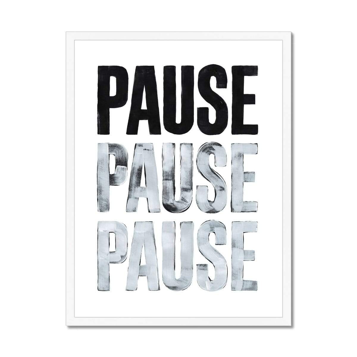 Prodigi Fine art 18"x24" / White Frame Chris Clarke | PAUSE Framed Print