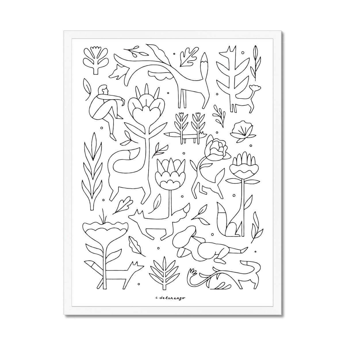 Prodigi Fine art 18"x24" / White Frame Christopher DeLorenzo | Forest Lovers