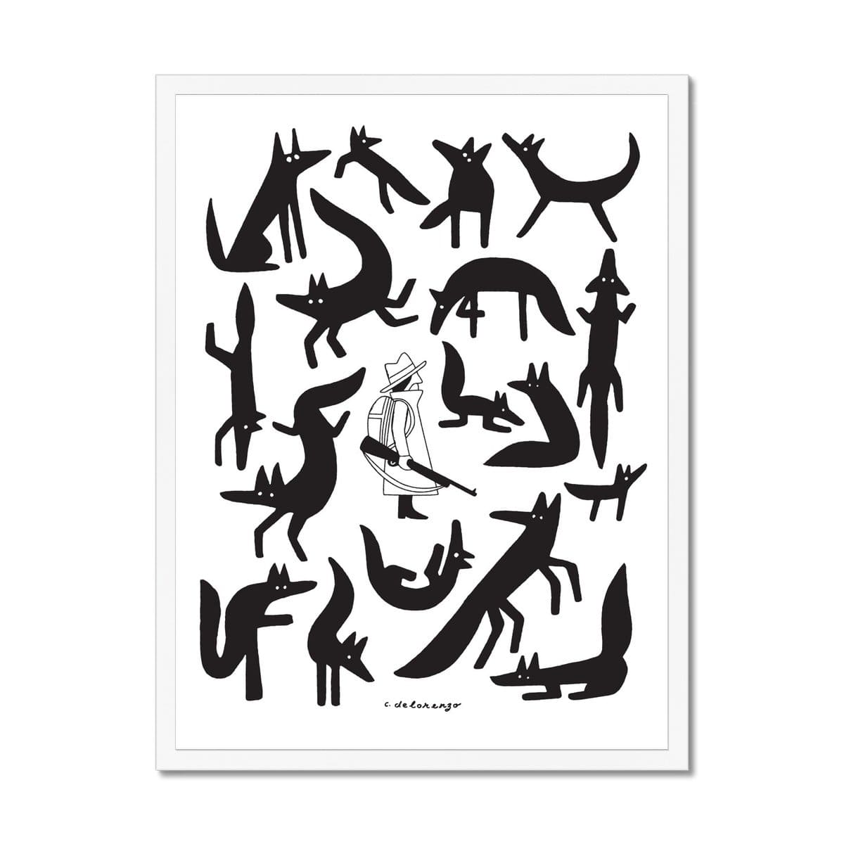 Prodigi Fine art 18"x24" / White Frame Christopher DeLorenzo | The Hunter