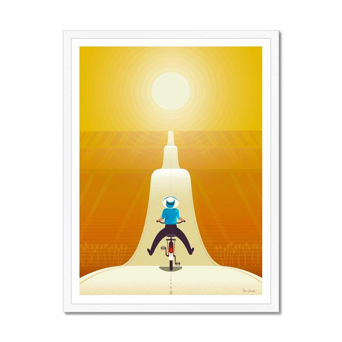 Prodigi Fine art 18"x24" / White Frame Climate is Everything Framed Print